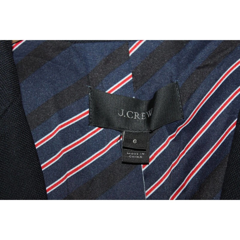 NWT J. Crew Dover Blazer Suit Jacket Navy Blue G7102 Women's Size 6 H14488 - Picture 6 of 12